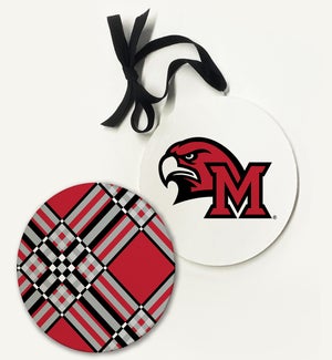 Bold Logo Miami University Ornament
